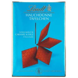 Lindt шоколадови блокчета с карамел и сол (125 г)