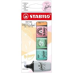 Stabilo Mini Pastellov текст маркер 5 цвята (1 бр.)