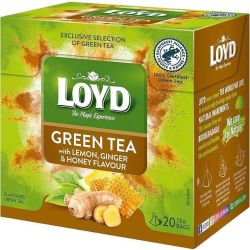 Loyd зелен чай с лимон, джинджифил и мед (40 г)