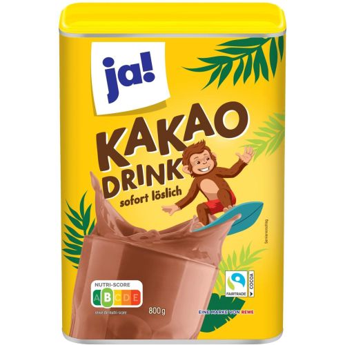 JA! разтворима напитка с какао (800 г)