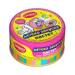 Компас детска закуска пастет със свинско месо (100 г)