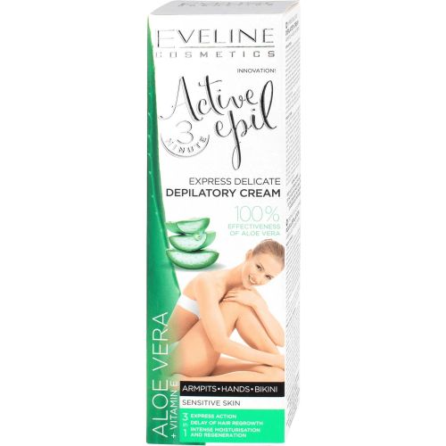 Eveline Cosmetics Activ Epil крем с алое вера за чувствителна кожа (125 мл)