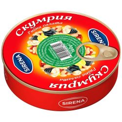 Sirena скумрия рибна салата с боб (160 г)