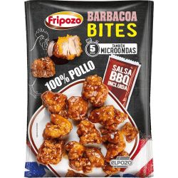 Fripozo замразени панирани пилешки хапки от бут, барбекю (240 г)