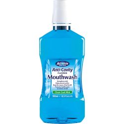 Beauty Formulas Clean Cool Mint Anty-Cavity вода за уста (500 мл)