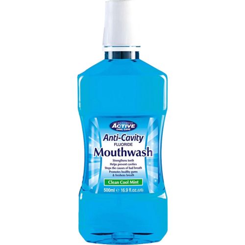 Beauty Formulas Clean Cool Mint Anty-Cavity вода за уста (500 мл)