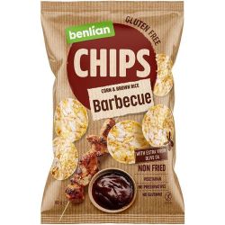 Benlian чипс барбекю царевица и кафяв ориз (60 г)