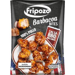 Fripozo замразени панирани пилешки хапки от бут, барбекю (240 г)