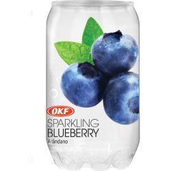 OKF Sparkling газирана напитка боровинка (350 мл)
