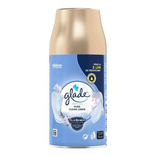 Glade Automatic Spray Pure Clean Linen пълнител за ароматизатор за стая свежа чистота (269 мл)