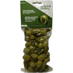 Elaíon Géfseis зелени маслини без костилка пълнени с кисела краставица (250 г)