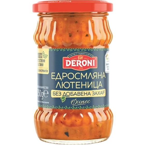 Deroni едросмляна лютеница без добавена захар (250 г)