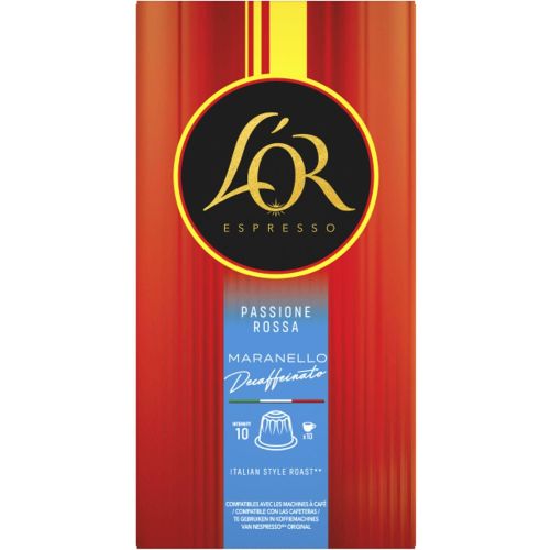 L'OR Decaffeinato Maranello безкофеинови кафе капсули съвместими с Nespresso, 52 г (10 бр.)
