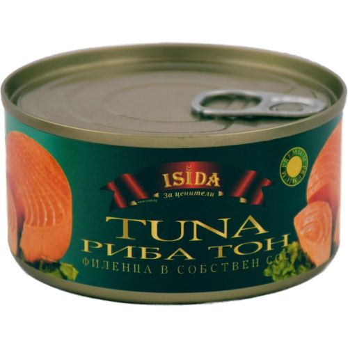 Isida риба тон, филенца в собствен сос (185 г)