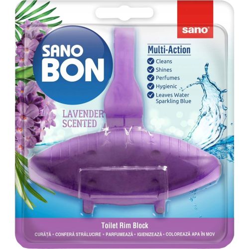 Sano Sanobon ароматизиран блок за тоалетна лавандула (55 г)