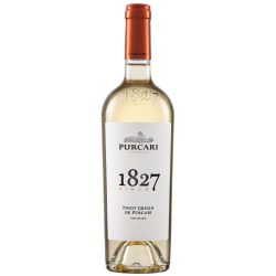 Purcari 1827 бяло вино пино гриджо (750 мл)