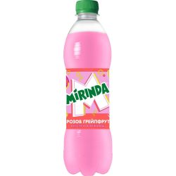Mirinda розов грейпфрут, газирана напитка (500 л)