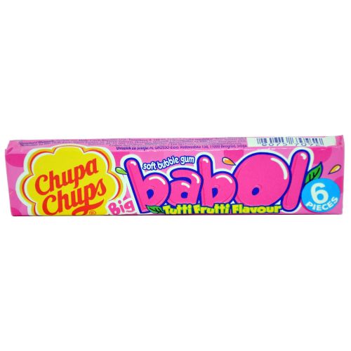 Chupa Chups Big Babol плодови дъвки (27.6 г)