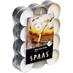 Spaas White Cake Vanilla чаени свещи (24 бр.)