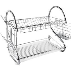 Brio сушилник за съдове, две нива, S-образен (1 бр.)