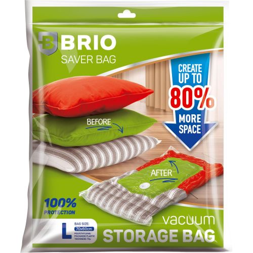Brio вакуумна торба, размер L, 70 см х 60 см (1 бр.)