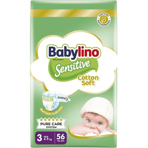 Babylino Sensitive пелени 3, 4 - 9 кг (56 бр.)