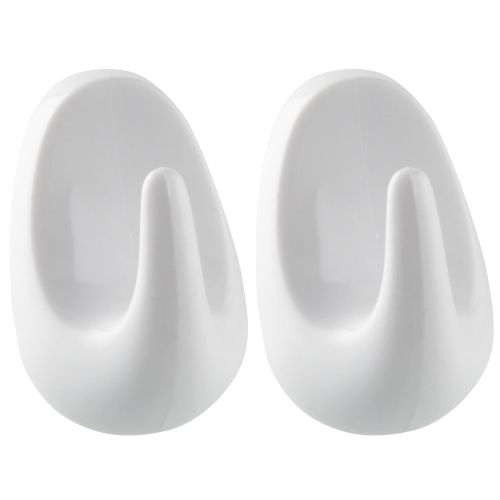 Fackelmann универсални закачалки, малки, бели, 2 бр., 4.5 см (1 бр.)