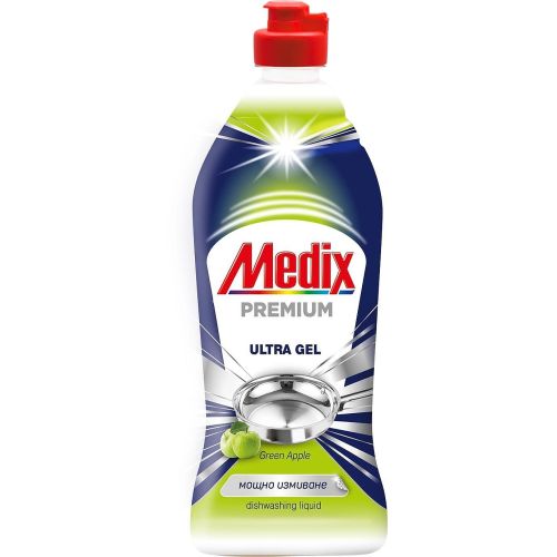 Medix Premium Gel Green Apple концентриран гел за съдове (750 мл)