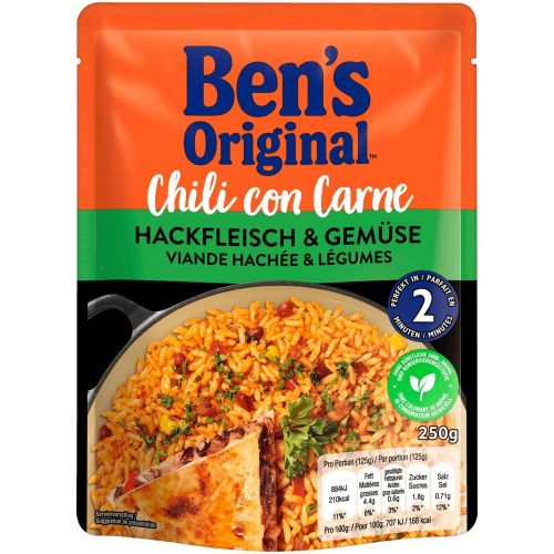 Ben's Original ризото с чили кон карне (250 г)