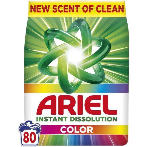 Ariel Color прах за пране за цветни тъкани, 80 пранета (5.2 кг)