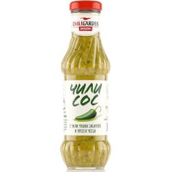 Deroni чили сос с чушки халапеньо и пресен чесън (315 г)