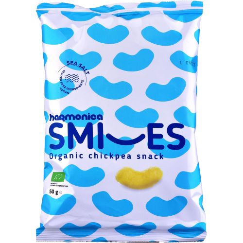 Harmonica био нахутени пръчици с морка сол (50 г)