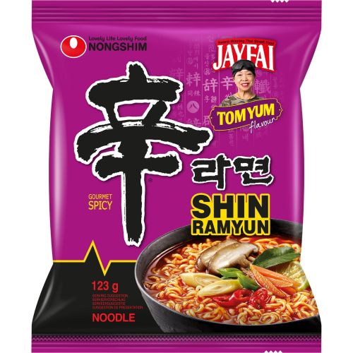 Nongshim Tom Yum Shin Ramyun полуготови спагети (123 г)
