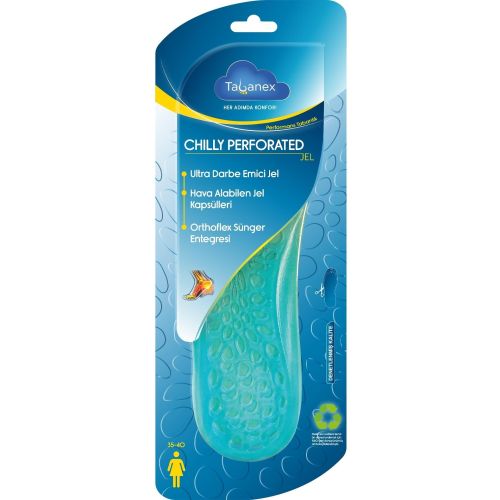 Tabanex Chilly Perforated универсални стелки за обувки, 35 - 40 (1 бр.)