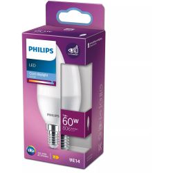 Philips LED крушка свещ E14, 7W, 806Lm, 6500k (1 бр.)