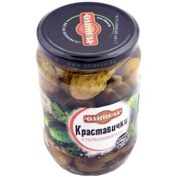 Олинеза стерилизирани краставички (680 г)