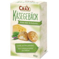 Crax крекери със сирене и билки (60 г)