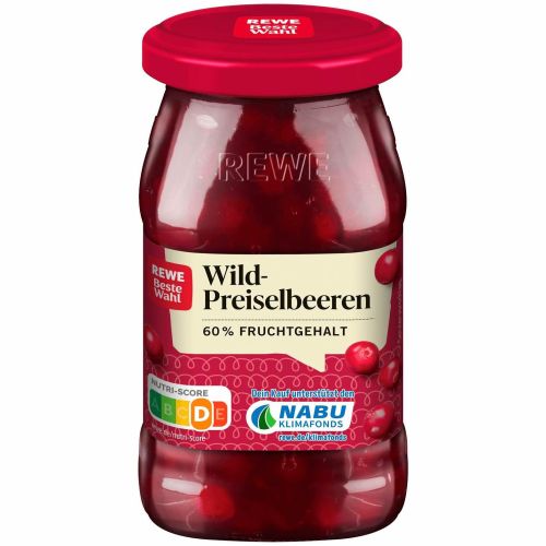 REWE диви боровинки, консерва (225 г)