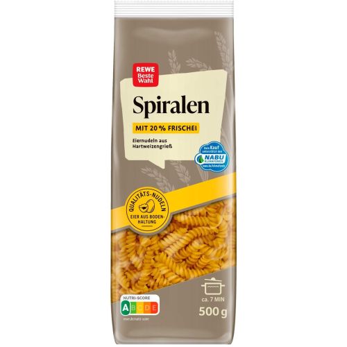 REWE паста спирала с яйце (500 г)