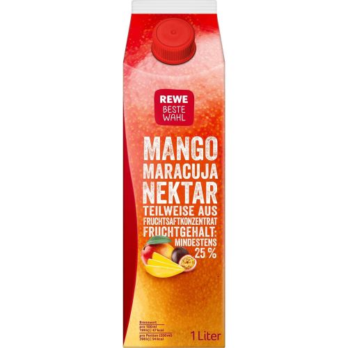 Rewe нектар от манго и маракуя 25% (1 л)
