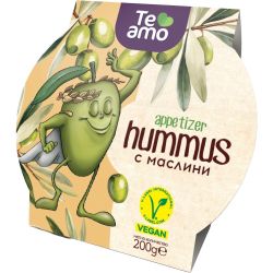 Te Amo хумус с маслини (200 г)