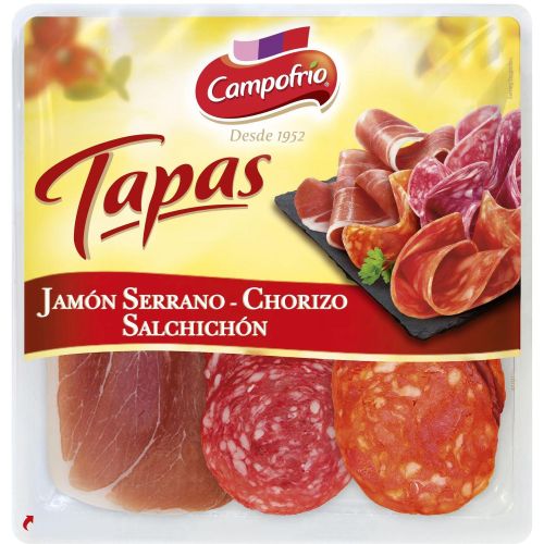 Campofrio Tapas микс колбаси, слайс (120 г)