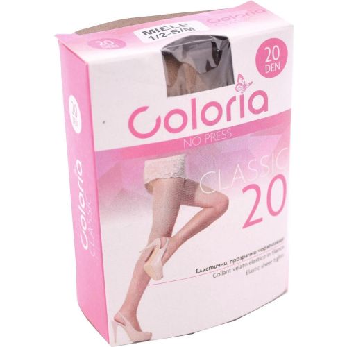 Coloria Classic еластични прозрачни чорапогащи 20 цвят бежаво, размер 3 (1 бр.)