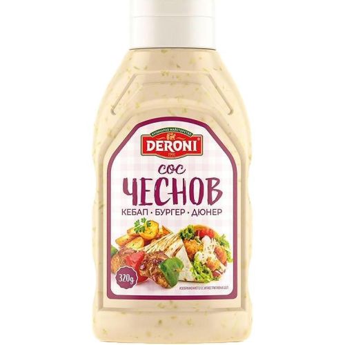 Deroni сос бургер чеснов (320 г)
