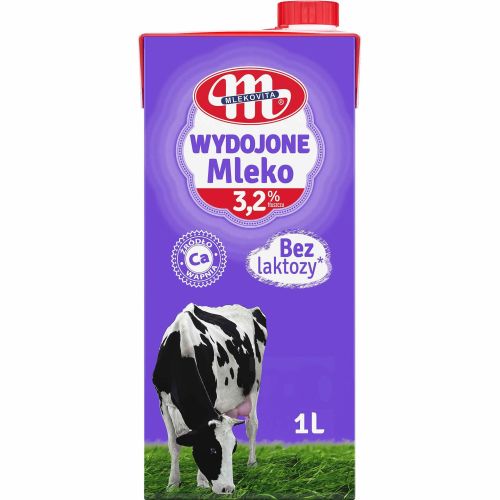 Mlekovita прясно мляко без лактоза 3.2% (1 л)