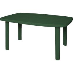 Areta Sorrento маса, зелена, 140 см х 80 см х 72 см (1 бр.)