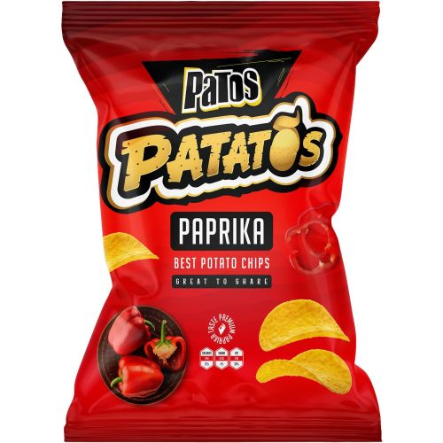 Patos Patatos чипс паприка (80 г)
