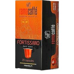 RemaCaffe Premium Selection Fortissimo кафе капсули, съвместими с Nespresso (20 бр.)
