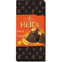 Heidi Dark Orange тъмен шоколад (80 г)