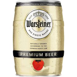 Warsteiner бира в парти кег 4.8% (5 л)